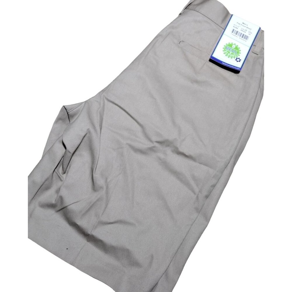Real School Young Men's 10" Flat Front Short‎ Size 30 Khaki